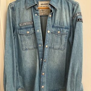 Zadig & Voltaire Light Blue Denim Shirt